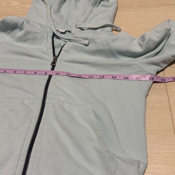James Perse Light Blue Zip-Up Hoodie - Picture 5 of 8